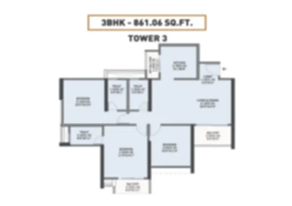 3bh kFloor Plan