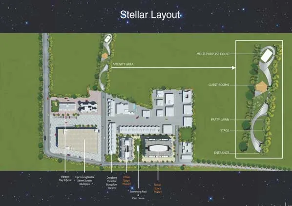 Stellar Layout plan of vtp urban space